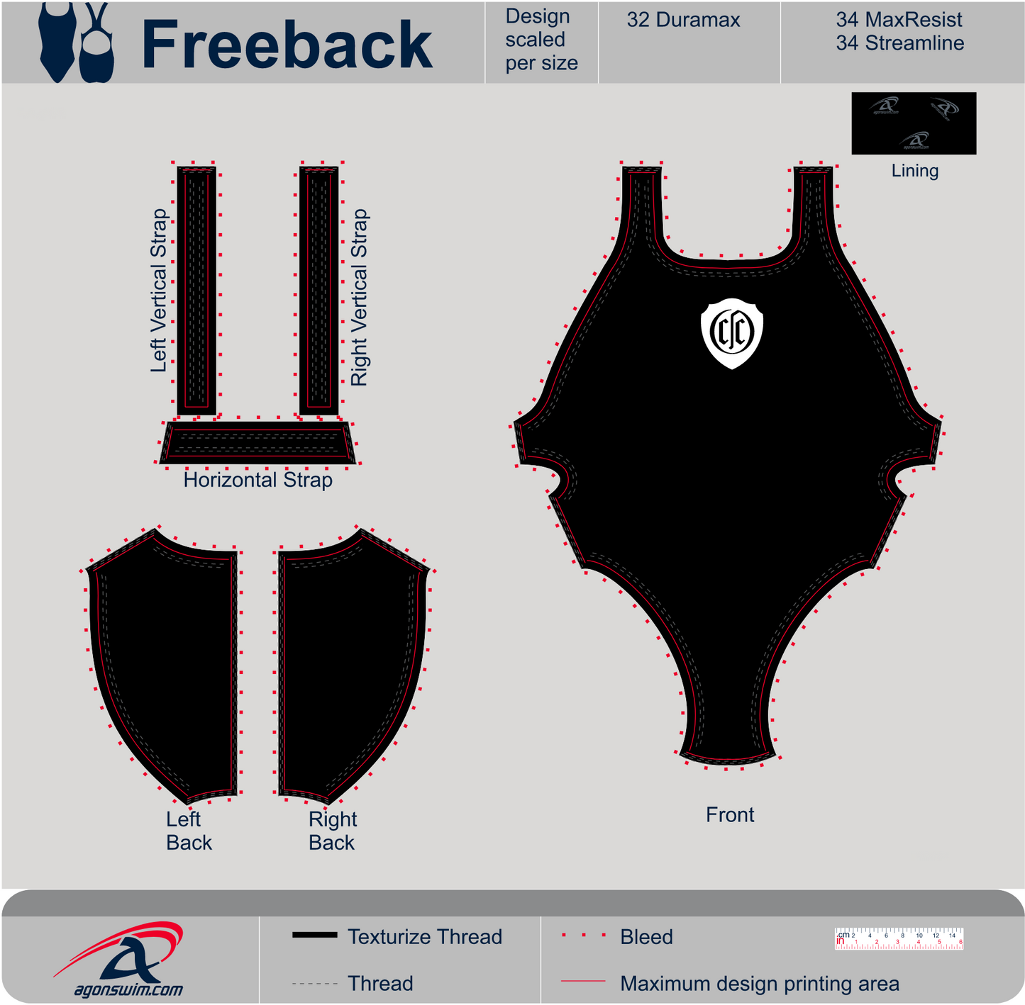 Competition Adult Thick Strap