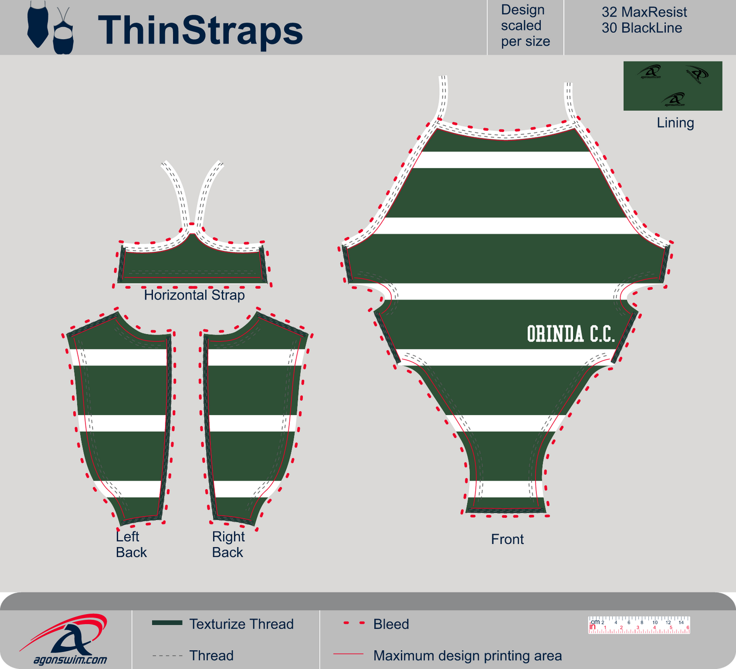 Practice #1 Adult Thin Strap