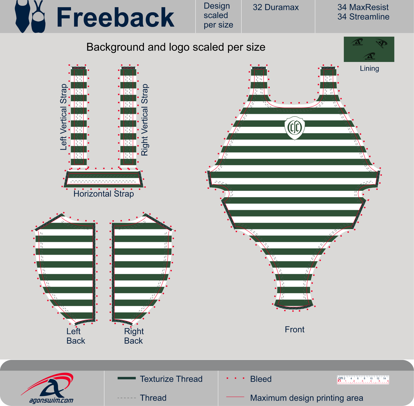 Adult Thick Strap Practice Suit 1