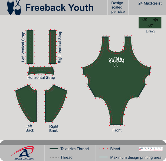 Youth Thick Strap Practice Suit 2