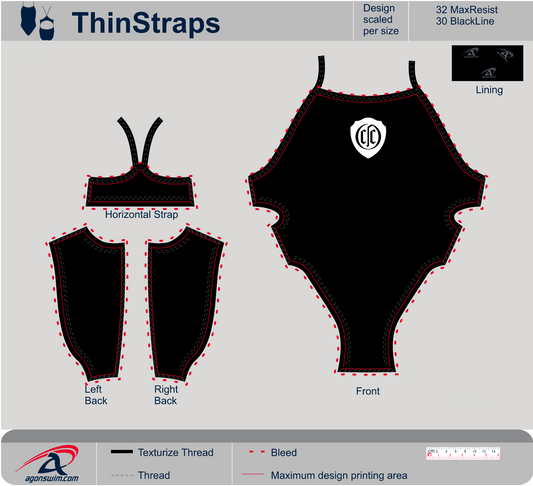 Competition Adult Thin Strap