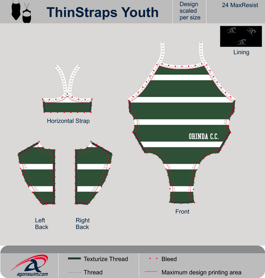 Practice #1 Youth Thin Strap