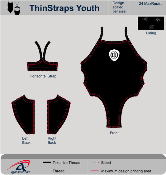 Competition Youth Thin Strap